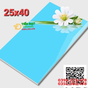 Gạch Trang Trí 25x40 30x30 Xanh Trơn Giá Rẻ