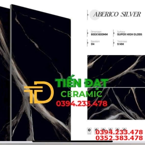 Gạch Trang Trí 80x160 Đen Vân Trắng Ốp Mặt Tiền Cột Cổng