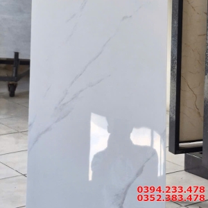 Gạch Trung Quốc 40x80 Trắng Vân Vi Tinh Cao Cấp
