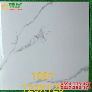 Kho Gạch Khổ Lớn 120x120 Ốp Tường Trắng Vân Mới Nhất