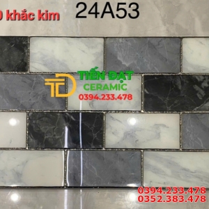 Kho Gạch Trang Trí 20x40 Khắc Kim TQ Tại Q7
