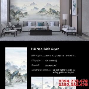 Kho Gạch Tranh Khổ Lớn Trung Quốc 120x240 Mẫu Mới Nhất