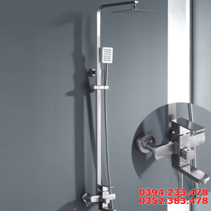 Sen Cây Nóng Lạnh Vuông Inox 304 Bóng