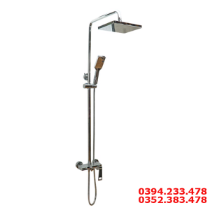 Sen Tắm Đứng Nóng Lạnh Đồng Thau Phủ Crome Cao Cấp