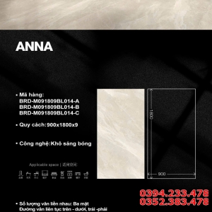 Tổng Đại Lý Gạch Khổ Lớn TQ 90x180 Cao Cấp Tại Miền Nam ANNA