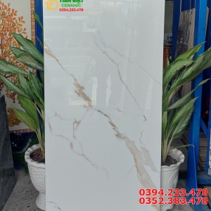 Tổng Hợp 168 Mẫu Gạch 60x120 Trắng Vân Vàng 