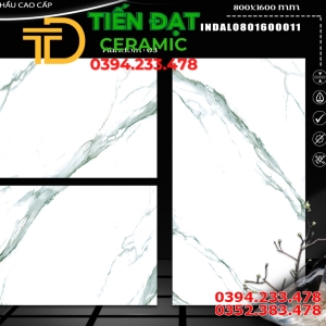 Tổng Kho Gạch Ấn Độ 80x160 Trắng Vân Xanh Mới Đẹp