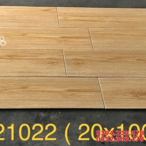 Tổng Kho Gạch Giả Gỗ TQ 20x100 Vân Vàng Carving