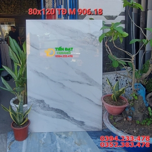 Tổng Kho Gạch Khổ Lớn Apodio 80x120 Trắng Vân 