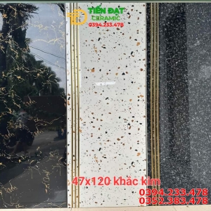 Tổng Kho Gạch Lót Cầu Thang Nhũ Vàng 47x120 Cao Cấp