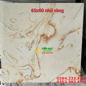 Tổng Kho Gạch Nhũ Vàng Ngọc Thạnh TQ 60x60 Tại Mỹ Tho 