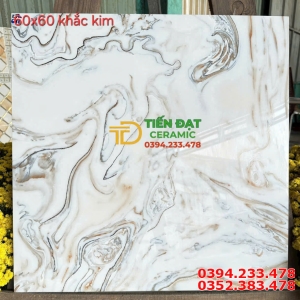 Tổng Kho Gạch TQ 60x60 Vân Ngọc Thạch Khắc Kim Mẫu Mới