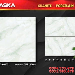 Tốp 248 Mẫu Gạch Lát Nền Granite 80x80 Trắng Vân Xanh 