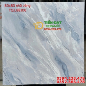 Top 282 Mẫu Gạch TQ 80x80 Trắng Xanh Khắc Kim 