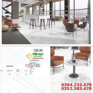 Tốp 75 Mẫu Gạch Khổ Lớn 120x180 Bóng Kiếng Cao Cấp 