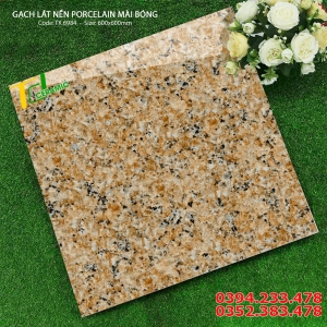 Gạch Giả Hoa Cương 60x60 Hoa Vàng