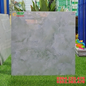 Đá Bóng Kiếng 80x80 Trắng Vân Xanh