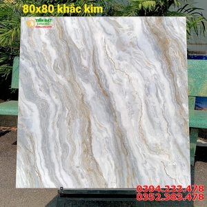 Đại Lý Gạch Ốp Lát TASA 80x80 Nhũ Vàng