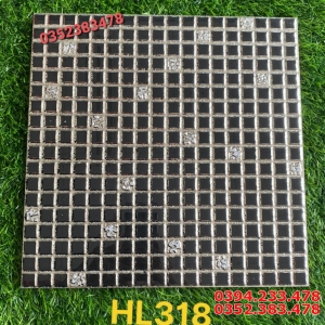 Gạch Nhập Khẩu 30x30  Đen Ô Vuông 