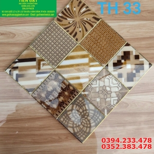 Gạch Ô Vuông 30x30 Trung Quốc Nhũ vàng