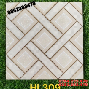 Gạch Nhũ Bạc 30x30 Ô Vuông Khắc Kim