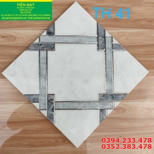 Gạch Trang Trí 30x30 Nhũ Vàng TQ
