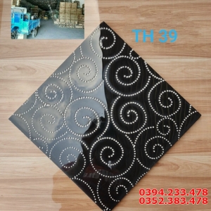 Gạch Ốp Mặt Tiền 30x30 Đen Vân Trắng 