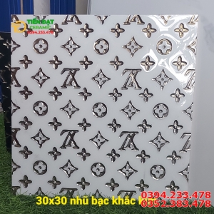 Gạch Nhũ Bạc 30x30 Trang Trí Đẹp