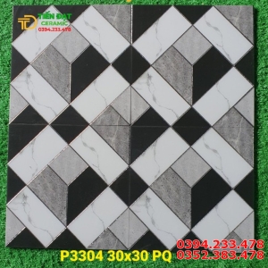 Gạch Cao CẤp 240x30 Đen Ô Trắng 