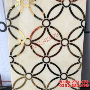 Gạch Bóng Kiếng 30x60 Vân Hoa Nhũ Kim