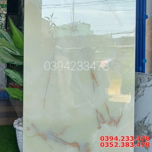 Gạch Lát Nền 60x120 Vân Xanh Khắc Kim 