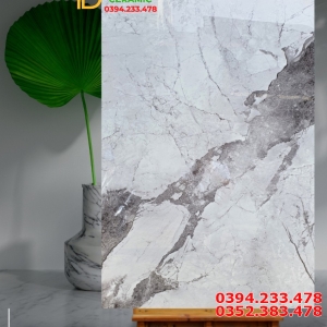 Gạch Ốp Lát Khổ Lớn 80x120 Trắng Vân Đen