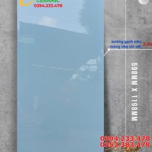 Gạch Bóng Kiếng 60x120 Vân Xanh