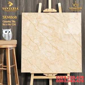 Gạch Lát Nền 80x80 Khắc Kim 8 Mẫu Mới Đẹp Nhất 