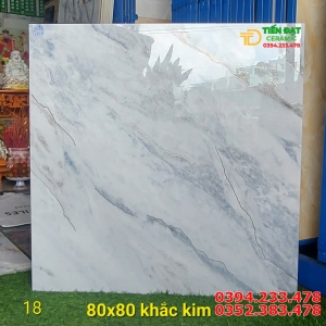 Tổng Kho Gạch Nhập Khẩu TQ 80x80 Nhũ Vàng Q8