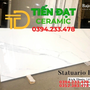 Gạch Lát Nền 80x240 Cao Cấp Trắng Vân Khói Đẹp