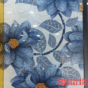 Gạch Khổ Lớn 120x240 Hoa Xanh Cao Cấp 