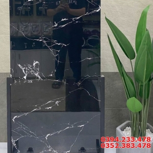 Gạch Ốp Mặt Tiền 60x120 Cao Cấp Đen Tia Chớp