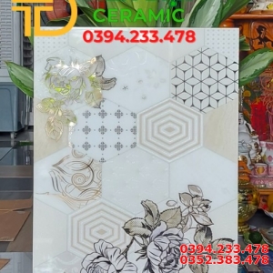 Gạch Cao Cấp HCM 30x60 Gạch Ốp Tường Khắc Kim
