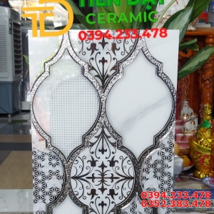 Gạch Ốp Trang Trí 30x60 Nhũ Bạc Bán Chạy Nhất