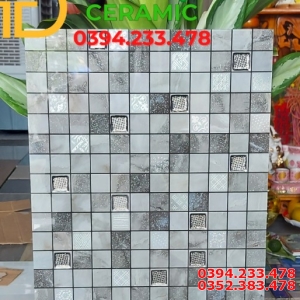 Gạch Ốp Tường Khắc Kim 30x60 Nhũ Bạc Mẫu Mới 2022