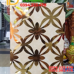Gạch Điểm Trang Trí Quán karaoke 30x60 Nhũ Vàng