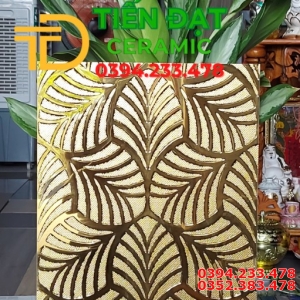 Gạch Ốp Trang Trí 30x60 Nhũ Vàng Mẫu Mới Đẹp Nhất