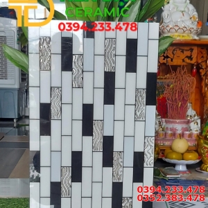 Gạch Trang Trí 30x60 Nhũ Bạc Cao Cấp TQ