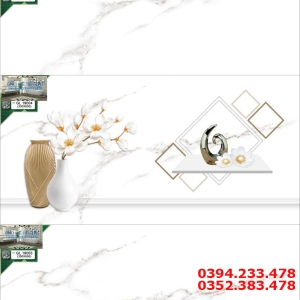 Gạch Ốp Tường 30x60 Trắng Vân Khói Mẫu Mới