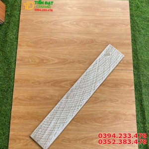 Đá Đồng Chất 15x90 Vân Vàng Giả Gỗ TQ