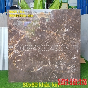 Tổng Kho gạch Nhũ Vàng 80x80 Prime Vân Nâu Đẹp