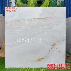 Tổng 58 Mẫu Gạch Ốp Tường 80x80 Đá Bóng Kiếng Nhũ Vàng