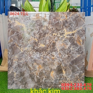 Gạch Ốp Lát Cao Cấp 80x80 Prime Khắc Kim