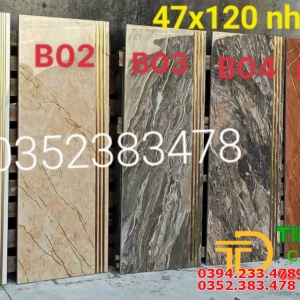 Gạch Đá Ốp Lát Cầu Thang 47x120 Nhũ Vàng 